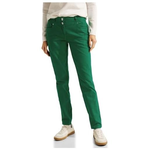 Cecil b377026 pantaloni casual, easy green, 34w x 32l donna