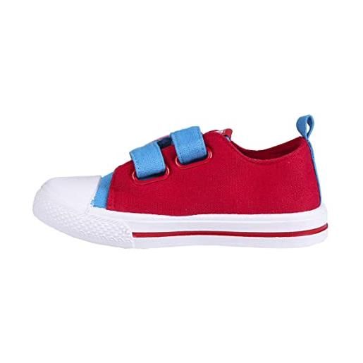 CERDÁ LIFE'S LITTLE MOMENTS scarpe da bambino di spiderman con chiusura a strappo per rendere più semplice la loro autonomia, rosso, 28 eu