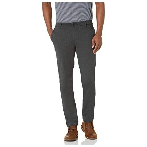 Dockers slim tapered signature 2.0 khaki pants - creaseless, pantaloni casual, uomo, charcoal heather, 31w / 30l