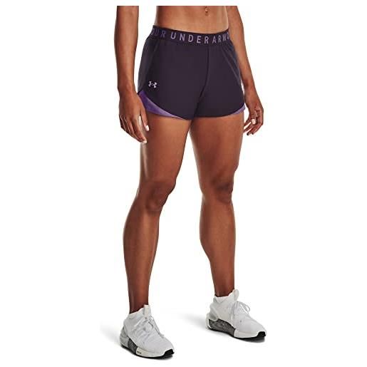 Under Armour pantaloncini play up 3.0, (683) pink shock/white/white, l donna