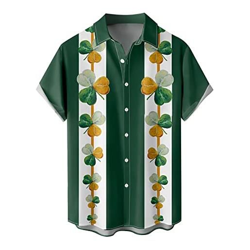 JokeLomple irish st patricks day maglietta - t-shirt girocollo camicette casual top giorno irlandese maglietta moda t-shirt t-shirt uomo verde per il giorno di san patrizio