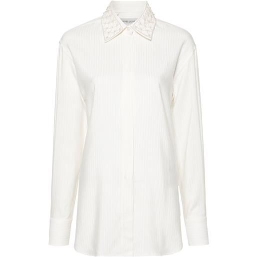 Golden Goose camicia a coste - toni neutri