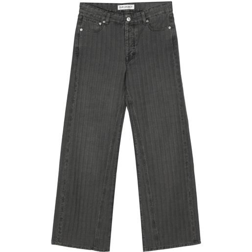 OUR LEGACY jeans treble dritti - grigio