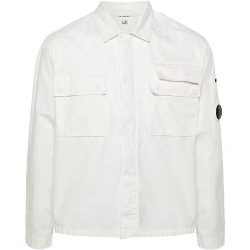 C.P. Company camicia con applicazione - bianco