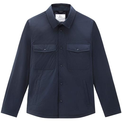 Woolrich giacca-camicia imbottita alaskan - blu