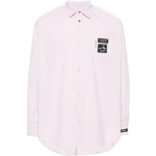 Undercover camicia con applicazione - rosa
