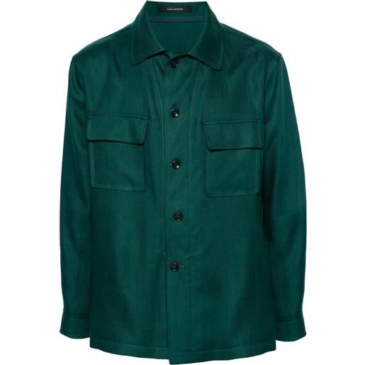 Tagliatore giacca-camicia damian - verde