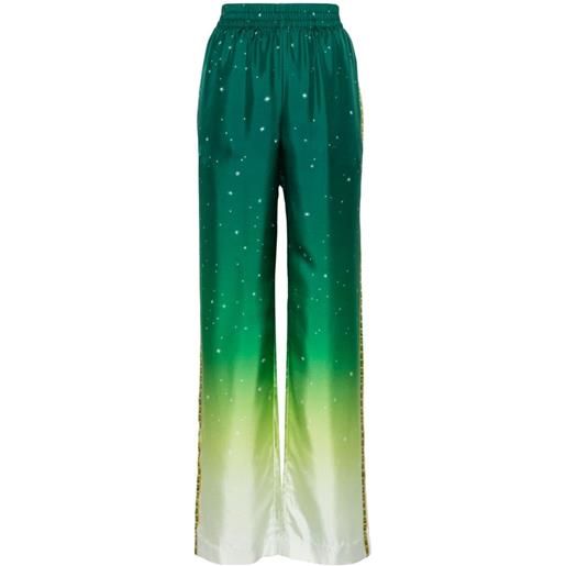 Casablanca pantaloni joyaux d'afrique - verde