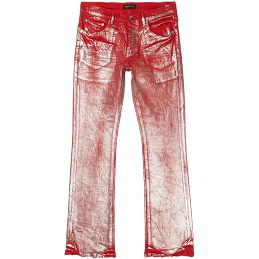 Purple Brand jeans dritti p004 - rosso