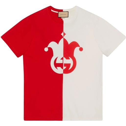 Gucci t-shirt con stampa - rosso