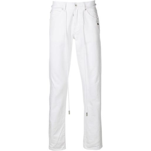 Off-White jeans taglio comodo - bianco