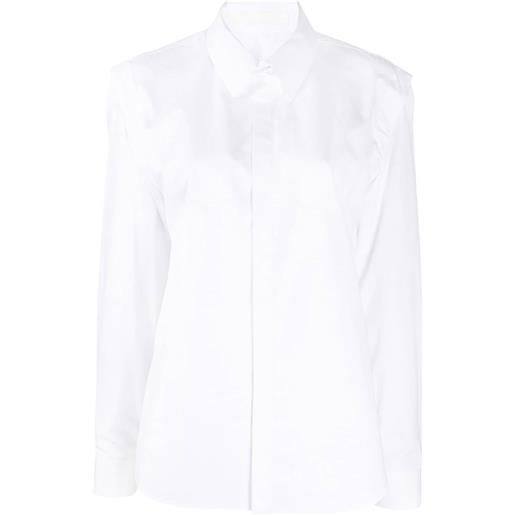 Dion Lee camicia con bottoni - bianco