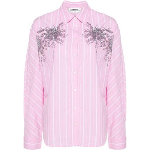 Essentiel Antwerp camicia fresh con paillettes - rosa