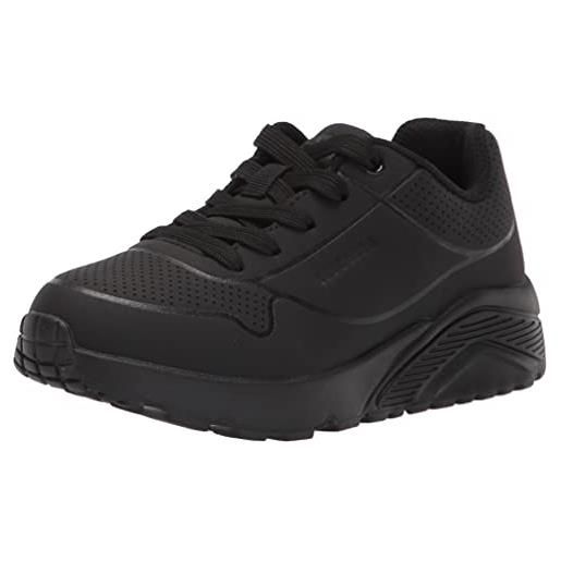 Skechers 403694l bbk, sneaker bambini e ragazzi, black synthetic trim l, 38 eu