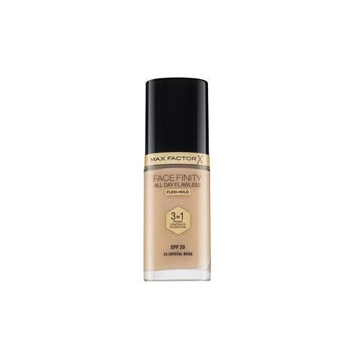 Max Factor facefinity all day flawless flexi-hold 3in1 primer concealer foundation spf20 33 fondotinta liquido 3in1 30 ml