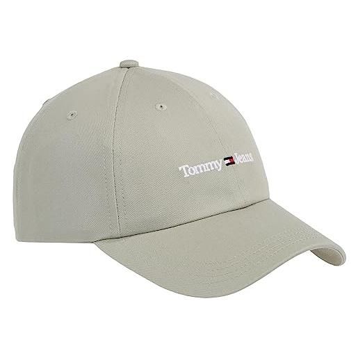 Tommy Jeans cappellino uomo tjm sport cappellino da baseball, multicolore (faded willow), taglia unica