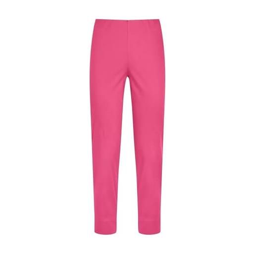 ragno pantalone a sigaretta in satin power art. D926py a20 hot pink (3)