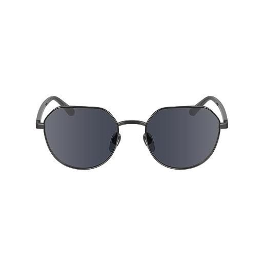 Calvin Klein ck23125s sunglasses, 015 matte light gunmetal, one size unisex