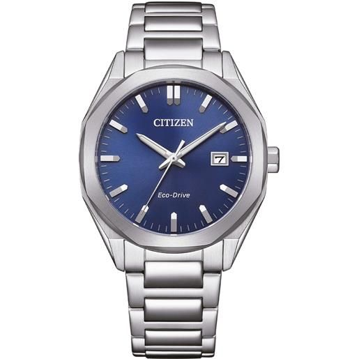 Citizen orologio Citizen of modern classic bm7620-83l ottagonale blu