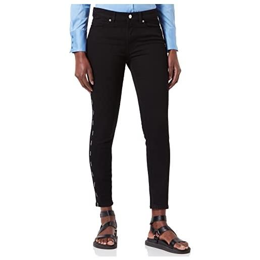 HUGO charlie jeans, nero 1, 28w x 32l donna