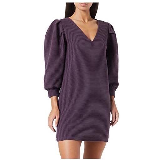 Sisley dress 4zyrlv01s vestito, nocturnal purple 35n, 44 donna