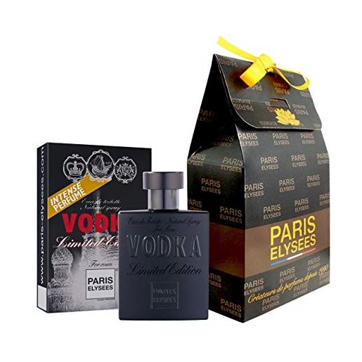 PARIS ELYSEES vodka limited edition parfum 100ml homme/uomo paris elysees