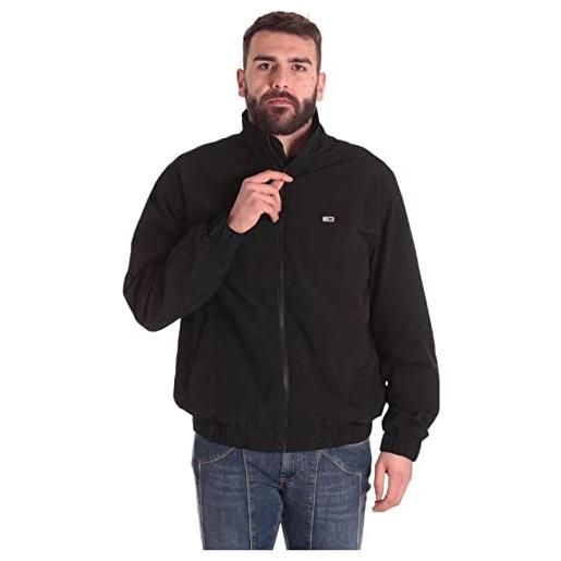 Tommy Jeans tjm essential jacket dm0dm15916 giacche in tessuto, nero (black), xs uomo