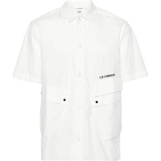 C.P. Company camicia con tasche - bianco