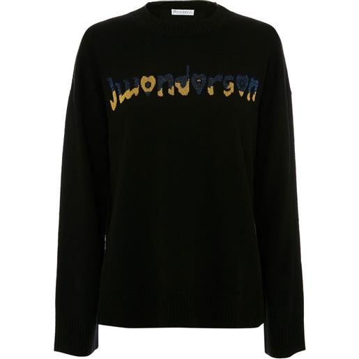 JW Anderson maglione con decorazione JW Anderson x run hany - nero