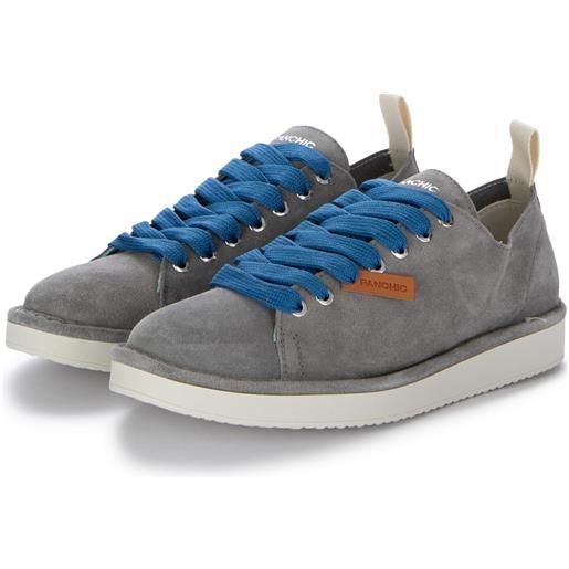 PANCHIC | sneakers camoscio grigio blu