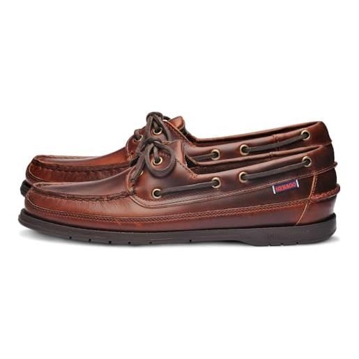 Sebago schooner, scarpe da barca, uomo, marrone (brown gum 925), 46 eu