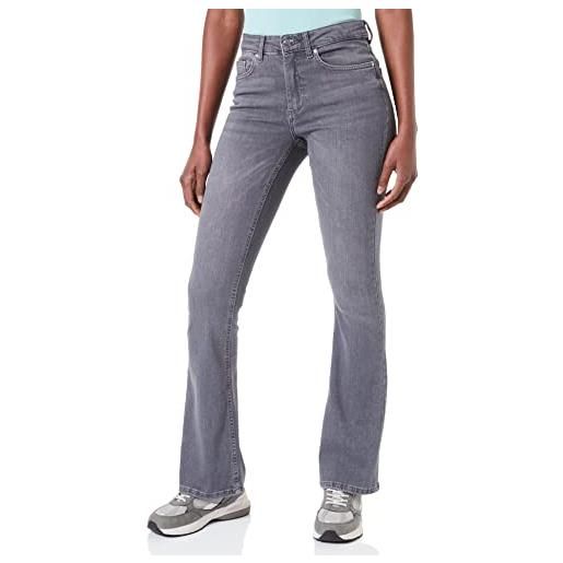 Only onlblush life mid flared tai0918 noos jeans, grigio denim, m donna