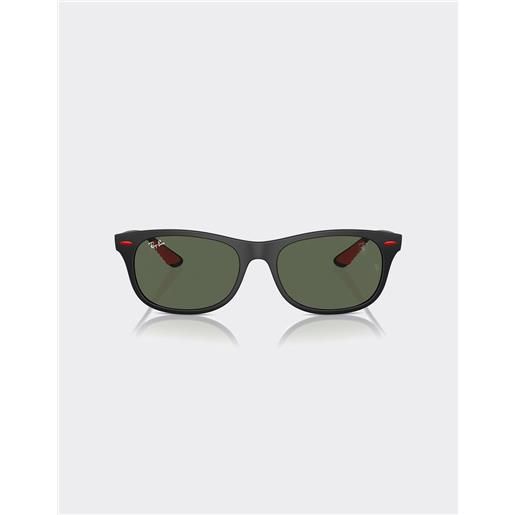 Ferrari occhiale da sole ray-ban for scuderia Ferrari 0rb4607m nero con lenti verde scuro