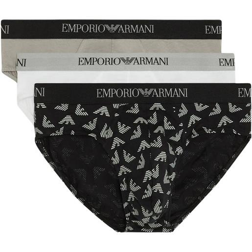EMPORIO ARMANI set di 3 slip con logo