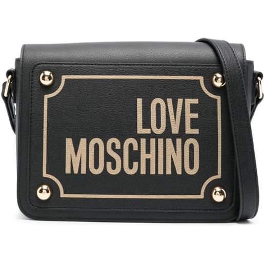 Love Moschino borsa a tracolla con stampa - nero