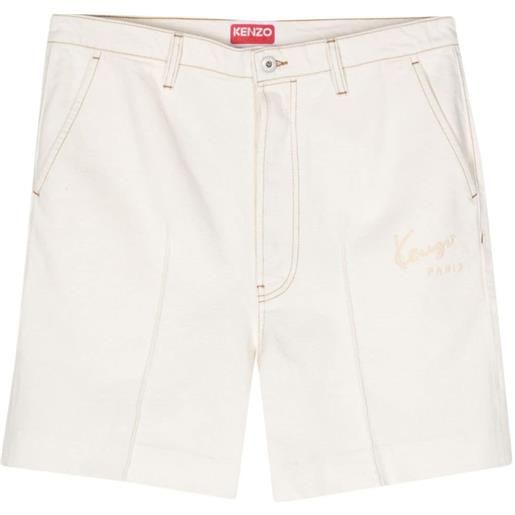 Kenzo shorts denim Kenzo creations - bianco