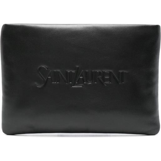 Saint Laurent clutch pillow - nero