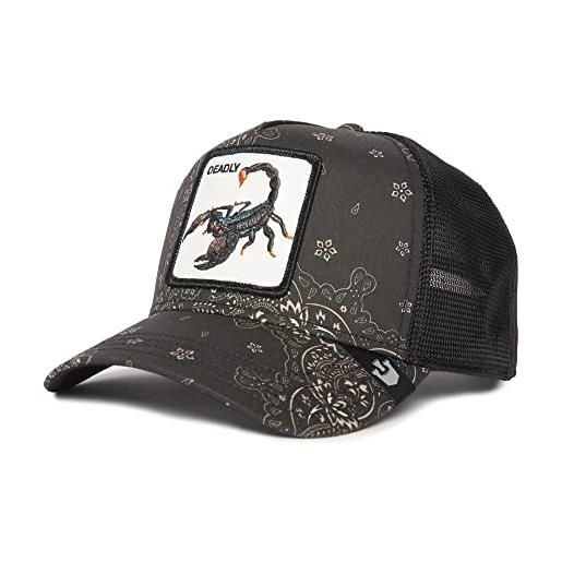 Goorin Bros. the farm paisley collection - cappello da camionista regolabile in rete, per uomo e donna, nero (diamanti e perle), taglia unica
