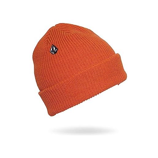 Volcom full stone beanie cappelli a maglia da uomo, arancione, taglia unica unisex-adulto