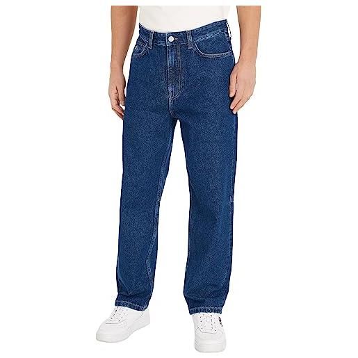 Tommy Jeans jeans uomo scanton slim elasticizzati, blu (denim dark), 32w / 34l