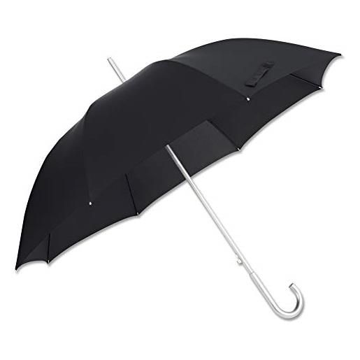 Samsonite alu drop s - man auto open ombrello classico, 96 cm, nero (black)