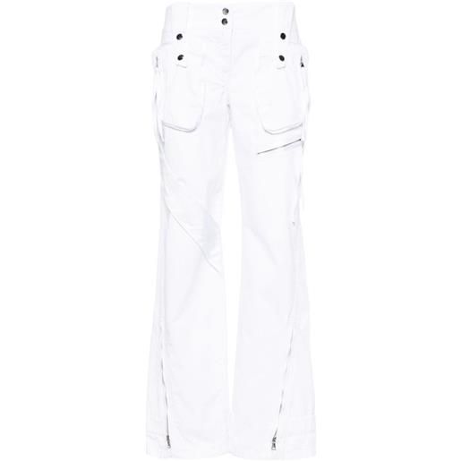 Blumarine pantaloni dritti - bianco
