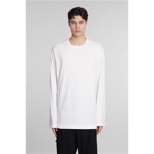 Ys Yohji Yamamoto t-shirt in cotone bianco