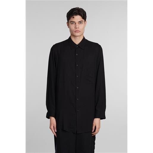 Ys Yohji Yamamoto camicia in cotone nero