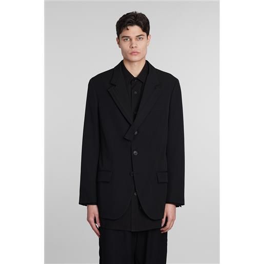 Ys Yohji Yamamoto blazer in lana nera