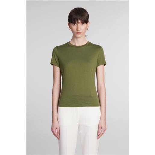 Theory t-shirt in cotone verde