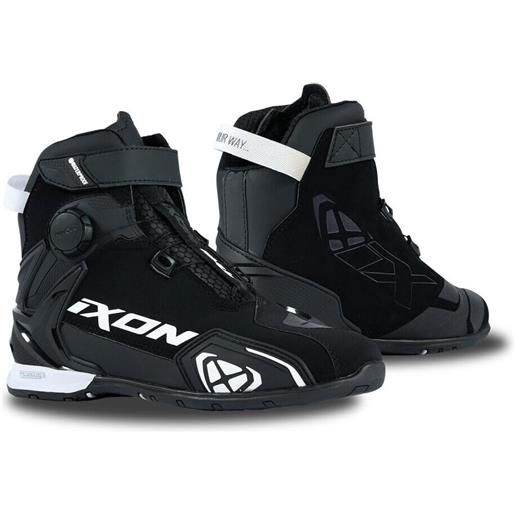 Ixon scarpe moto Ixon bull 2 wp nero bianco