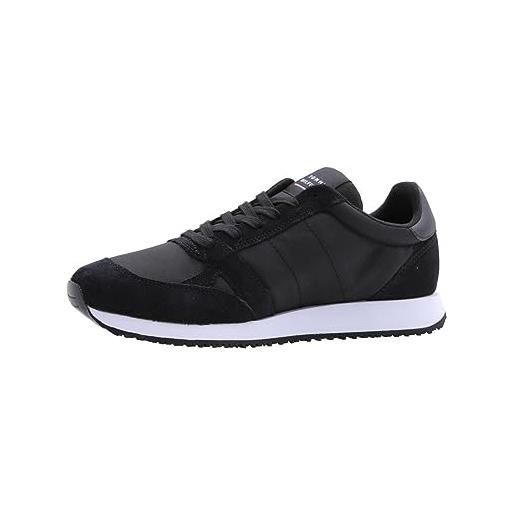 Tommy Hilfiger sneakers da runner uomo vintage mix scarpe sportive, nero (black), 40 eu