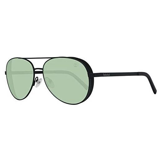 Timberland tb9183-6102d occhiali, nero opaco/fumo, 61 unisex-adulto