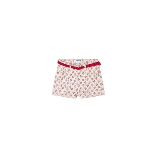 Mayoral pantalone corto cotone stampe per bambine e ragazze cecio 8 anni (128cm)